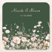 Wildblume Spring Floral Untersetzer (Vorderseite)