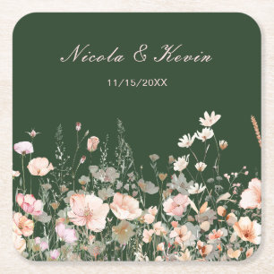 Wildblume Spring Floral Untersetzer