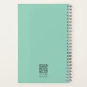 Wildblume Spring Garden Bibel Verse Personalisiert Notizblock (Rückseite)