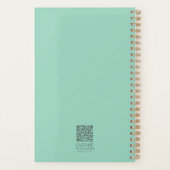 Wildblume Spring Garden Bibel Verse Personalisiert Planer (Rückseite)