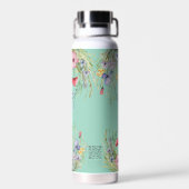 Wildblume Spring Garden Bibel Verse Personalisiert Trinkflasche (Rückseite)