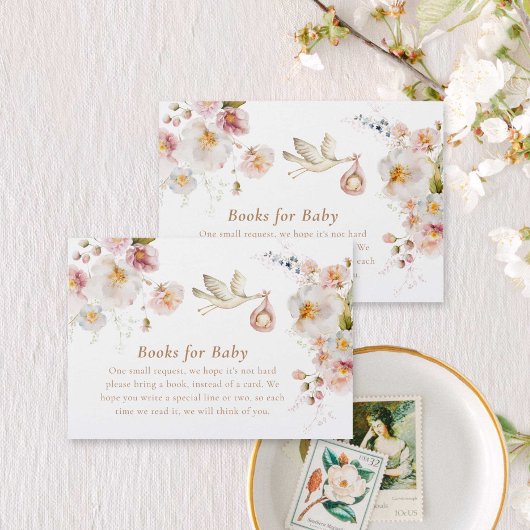 Wildblume Spring Garden Books for Baby Begleitkarte