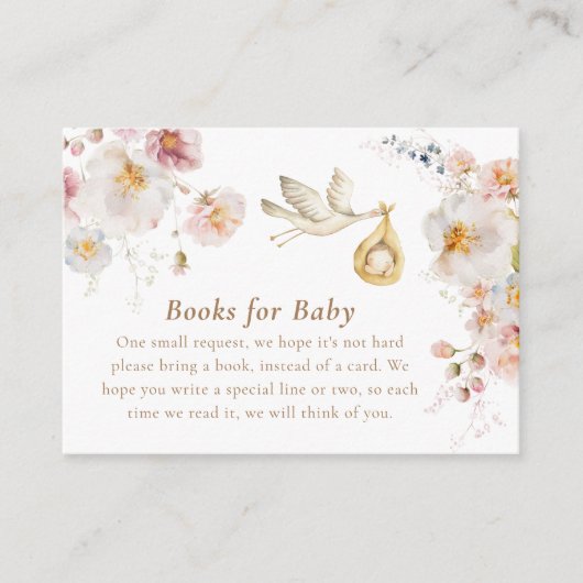 Wildblume Spring Garden Books Request Begleitkarte (Vorderseite)