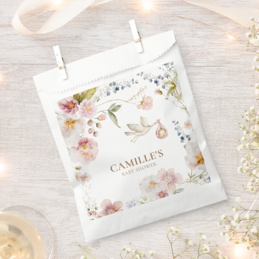 Wildblume Spring Girl Babydusche Geschenktütchen (Ausgeschnitten)