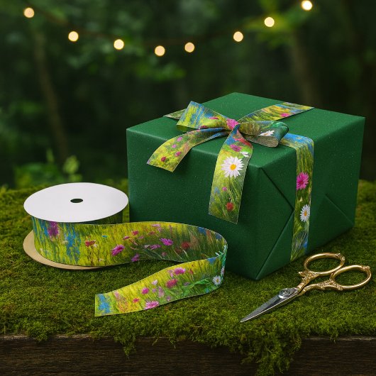 Wildblume Spring Meadow Craft Ribbon Satinband