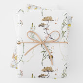 Wildblume Spring Meadow Florals Wrapping Paper Geschenkpapier Set (Beispiel)