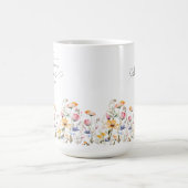 Wildblume Spring Meadow Valentinstag Kaffeetasse (Mittel)