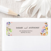 Wildblume Spring Return Address Label (Insitu)