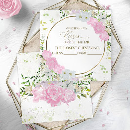 Wildblume Spring schätzt wie viele Kiss Cards Begleitkarte