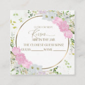 Wildblume Spring schätzt wie viele Kiss Cards Begleitkarte (Vorderseite)