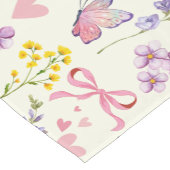 Wildblume Spring Table Runner Kurzer Tischläufer (Ecke)