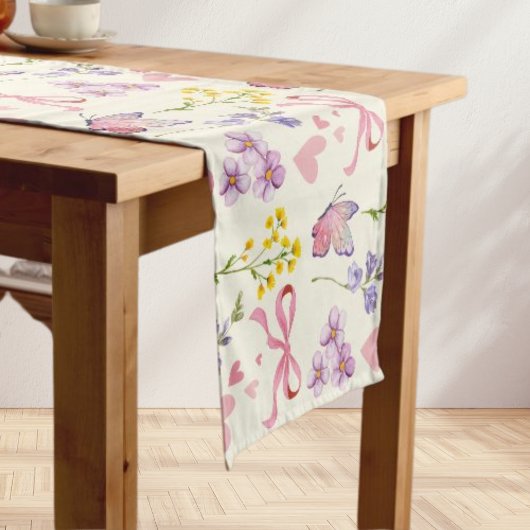 Wildblume Spring Table Runner Kurzer Tischläufer