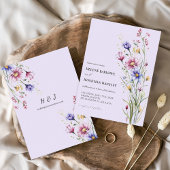 Wildblume Spring Watercolor Einladung