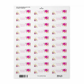 Wildblume Spring Wedding UAWG Rücksendeadresse (Vorne)