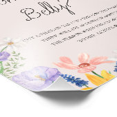 Wildblume Spring Wie groß ist Mama's Bauch Game Fotodruck (Ecke)