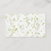 Wildblume Spring Wine Raffle Game Brautparty Begleitkarte (Rückseite)