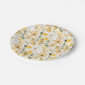 Wildblume Springtime Floral Pappteller (Schrägansicht)