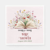 Wildblume Storybook Kinderdusche Serviette (Vorderseite)