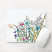 Wildblume Summer Mouse Pad floral Botanisch Mousepad (Mit Mouse)