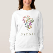 Wildblume Sweatshirt (Vorderseite)