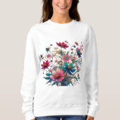 Wildblume Sweatshirt (Vorderseite)