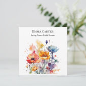 Wildblume Symphonie: Buntes Frühlingswasser (Stehend Vorderseite)