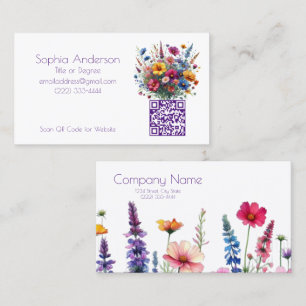 Wildblume Symphony-Business Cards Visitenkarte
