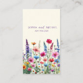 Wildblume Symphony-UAWG-QR-Code- Visitenkarte (Rückseite)