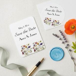 Wildblume Symphony: Vibranly Watercolor Art Magnet