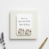 Wildblume Symphony: Vibranly Watercolor Art Magnet