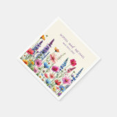 Wildblume Symphony Wedding - Napkins Serviette (Ecke)