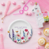 Wildblume Symphony-Wedding- Pappteller (Party)