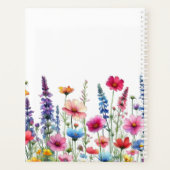 Wildblume Symphony-Wedding-Planner Planer (Rückseite)