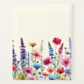Wildblume Symphony-Wedding-Planner Planer (Rückseite)