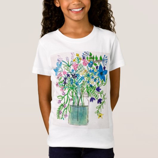 Wildblume-T - Shirt (Vorderseite)