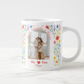 Wildblume Tasse - "Wir Liebe Mama" - Kundenspezifi (Rechts)