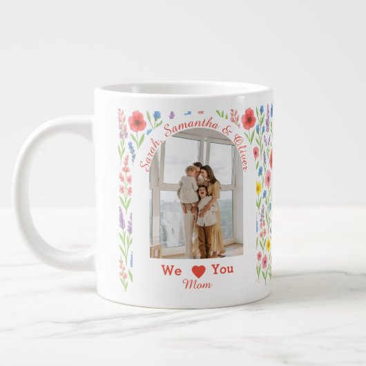 Wildblume Tasse - "Wir Liebe Mama" - Kundenspezifi (Links)