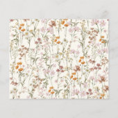 Wildblume Taufe Foto Garten im Blut (Rückseite)