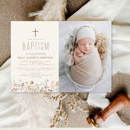 Wildblume Taufe Foto Garten im Blut Einladung