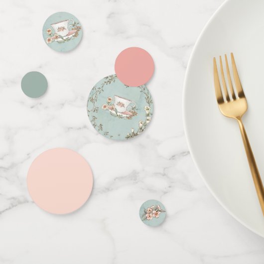 Wildblume Tea Party Konfetti (Gruppe)