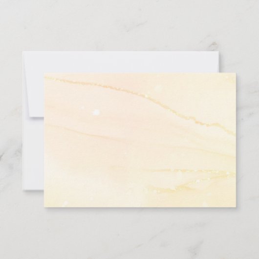 Wildblume Tee Party Brautparty Dankeskarte (Rückseite)