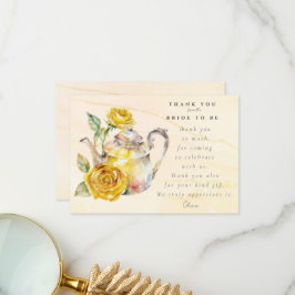 Wildblume Tee Party Brautparty Dankeskarte