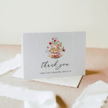 Wildblume Tee Party Brautparty Dankeskarte<br><div class="desc">Einführung in unsere charmante Watercolor Wildblume Tea Party Brautparty Vielen Dank! Diese Karte wurde mit einer kahlem Mischung von Aquarellfarben-Wildblumen entworfen und vereint perfekt das Wesen der Dankbarkeit. Personalisieren und editieren Sie Ihre herzliche Nachricht, damit jeder Dank so einzigartig ist wie Ihre Feier. Zeigen Sie Wertschätzung mit Stil und Anmut....</div>