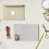 Wildblume Tee Party Brautparty Dankeskarte