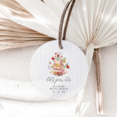 Wildblume Tee Party Brautparty Geschenkanhänger