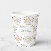 Wildblume Tee Party Brautparty Pappbecher (Vorderseite)