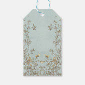 Wildblume Tee Party Geburtstag Save the Date Geschenkanhänger (Rückseite)