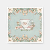 Wildblume Tee Party Napkins Serviette (Vorderseite)