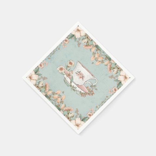 Wildblume Tee Party Napkins Serviette (Ecke)