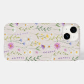 Wildblume-Telefon-Fall Case-Mate iPhone Hülle (Rückseite (Horizontal))